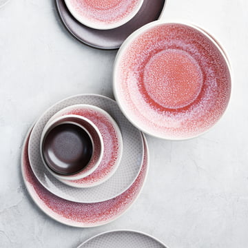 Das Junto - rose quartz Geschirr von Rosenthal inspiriert vom Rosenquarz