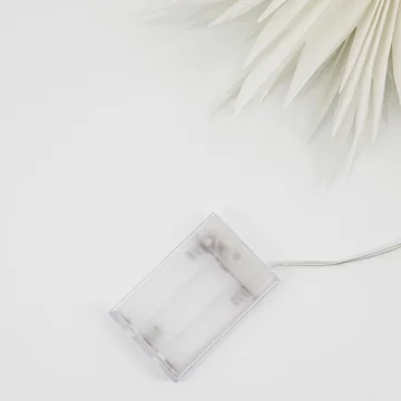 House Doctor - Gant, Top star LED-Christbaumleuchte, weiß / messing finish