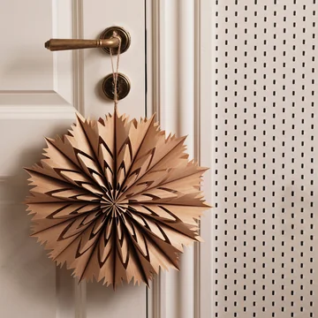 Broste Copenhagen - Venja Weihnachtsstern S, Ø 30 cm, natur