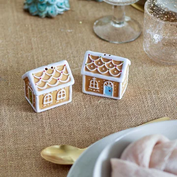 Bloomingville - Ginnie Salz- und Pfefferstreuer, braun (2er- Set)