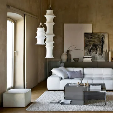 Artemide - Falkland 165 & 85 Pendelleuchte, weiß