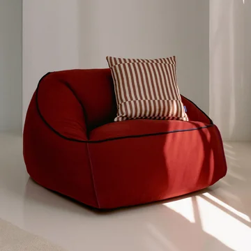 Nobodinoz - Arnold Armchair Sitzsack (für Erwachsene), burnt red