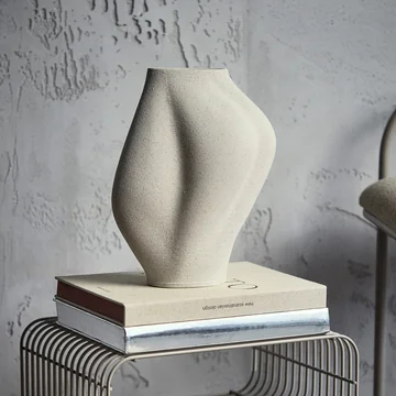 AYTM - Saltare Vase schmal, light taupe