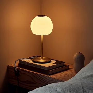 Frandsen - Ball Tischleuchte Glas, sand grey