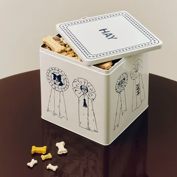 HAY - Dogs Futtervorratsdose L, blau / weiß