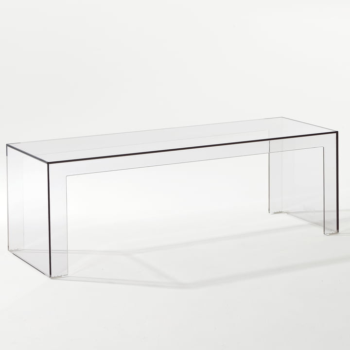 Invisible Side Beistelltisch H 40cm, glasklar von Kartell