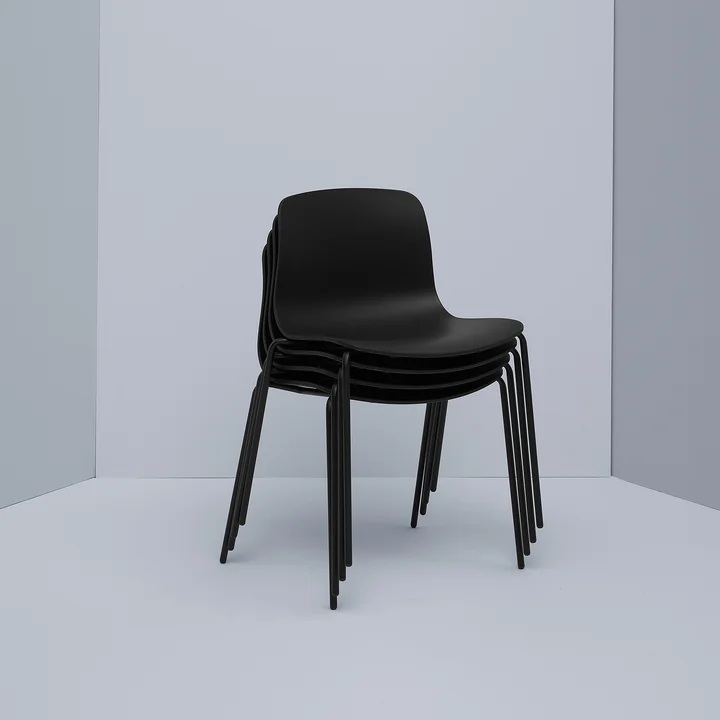 HAY - About A Chair AAC 16, Aluminium schwarz / schwarz