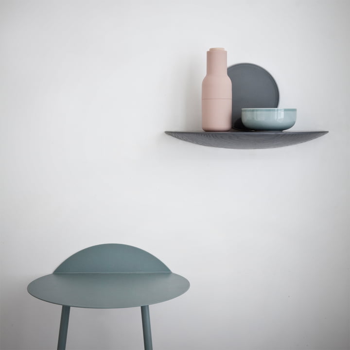 Bottle Salz- und Pfeffermühle, die Gridy Fungi Shelves und der Yeh Wand-Tisch