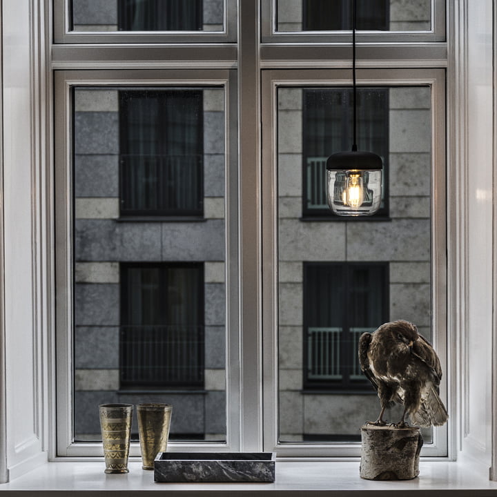 Acorn Pendelleuchte aus Glas, Silikon und mit einem Metallic-Finish