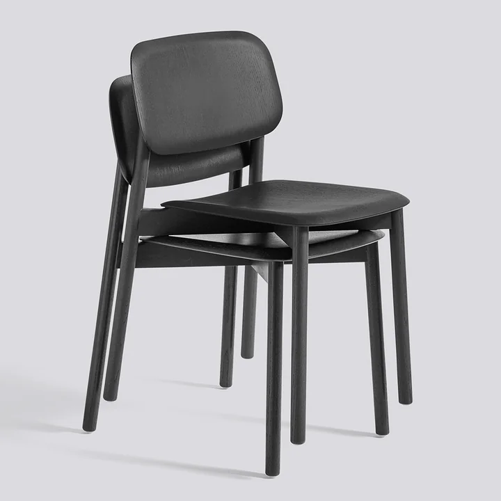 Der HAY - Soft Edge Stuhl in Eiche schwarz gebeizt