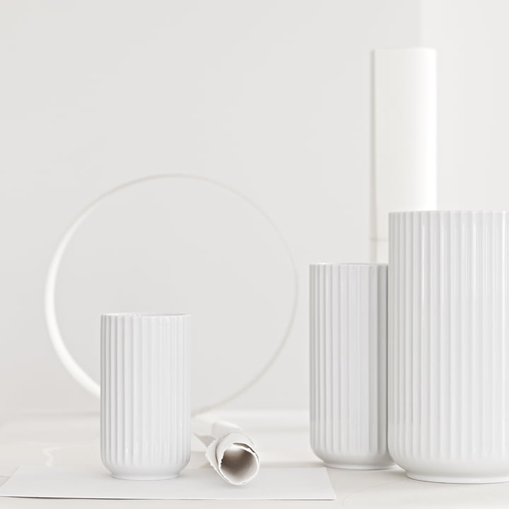 Lyngby Porcelæn - Lyngbyvase, weiß matt