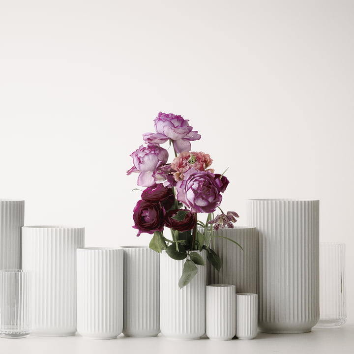 Lyngby Porcelæn - Lyngbyvase, weiß matt