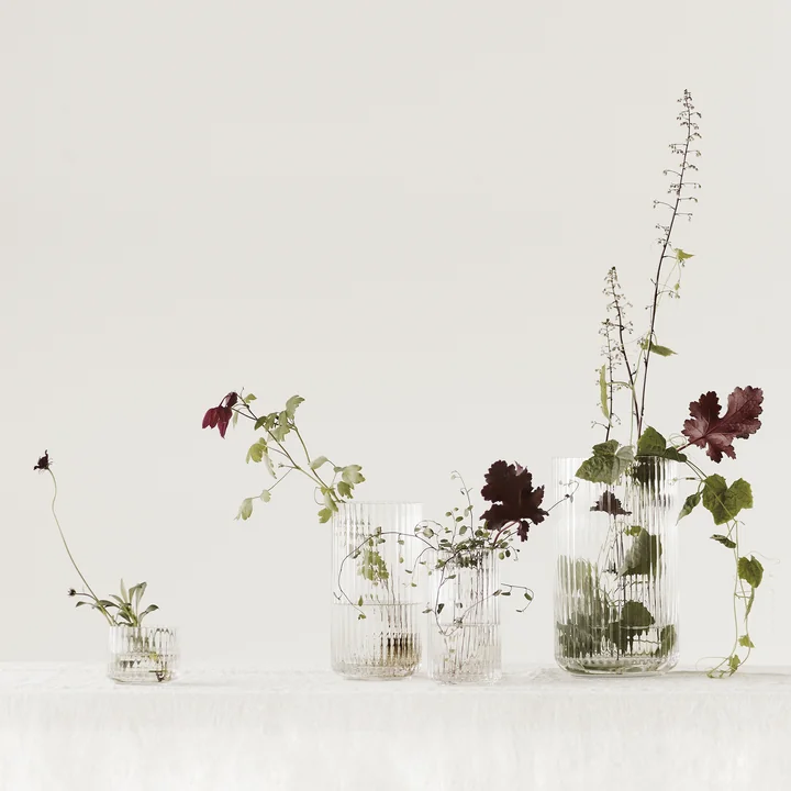 Glasvase von Lyngby Porcelæn