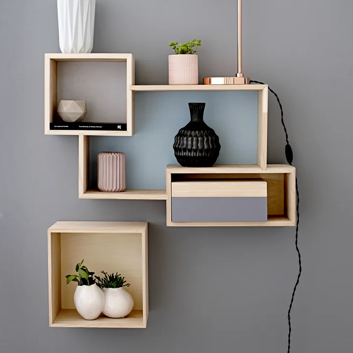 Bloomingville - Storage Box, natur / pastellfarben