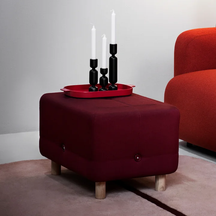Normann Copenhagen - Swell 3-Sitzer, rot