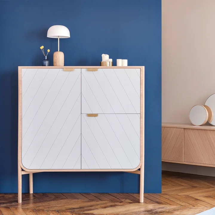 Marius Kommode von Hartô in lichtgrau (RAL 7035)