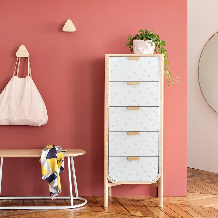 Marius Schubladen-Kommode H 140 cm von Hartô