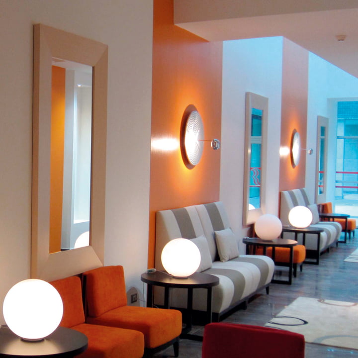 Artemide - Droplet Soffitto LED Deckenleuchte, Chrom / aluminiumgrau