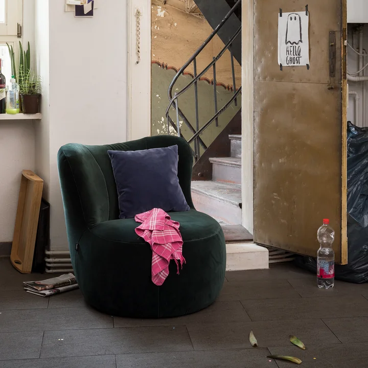 173 Sessel von freistil in Tannengrün (6084)