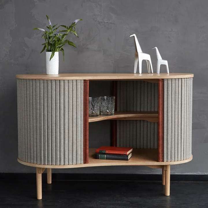 Audacious Kommode von Umage in Eiche natur / silver grey