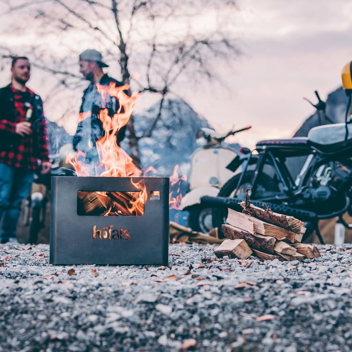 Der höfats - Beer Box Feuerkorb