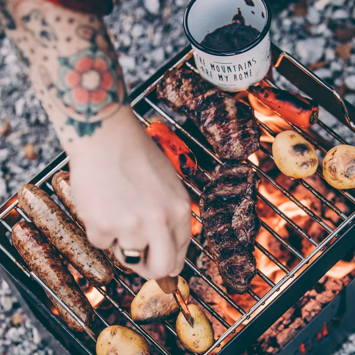 Der höfats - Beer Box Feuerkorb