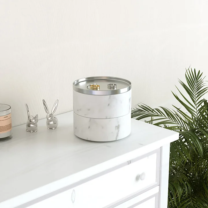 Umbra - Tesora Aufbewahrung, Marmor weiß