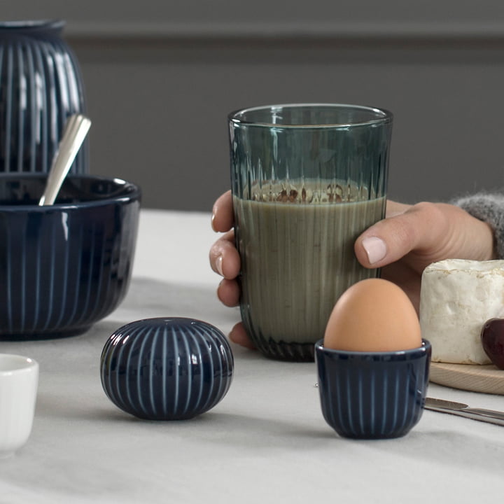 Kähler Design - Hammershøi Salz- und Pfefferstreuer-Set, indigo (2-tlg.) mit weiteren Artikeln aus der Hammershøi Serie