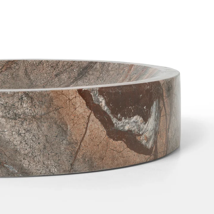 Scape Schale von Ferm Living in Marmor braun