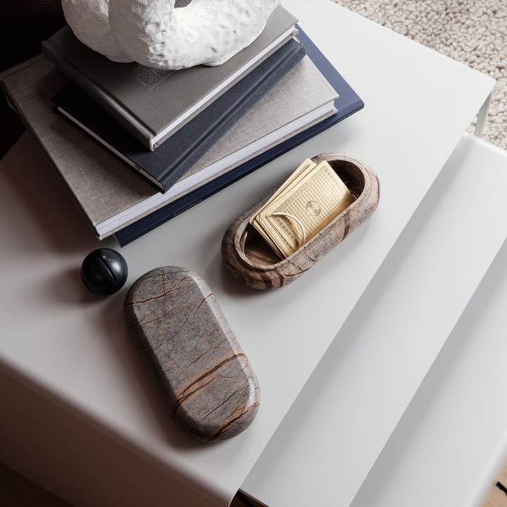 Bendum Box von ferm Living in Marmor braun