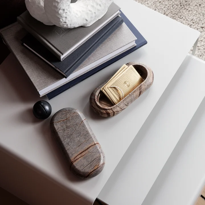 Bendum Box von Ferm Living in Marmor braun