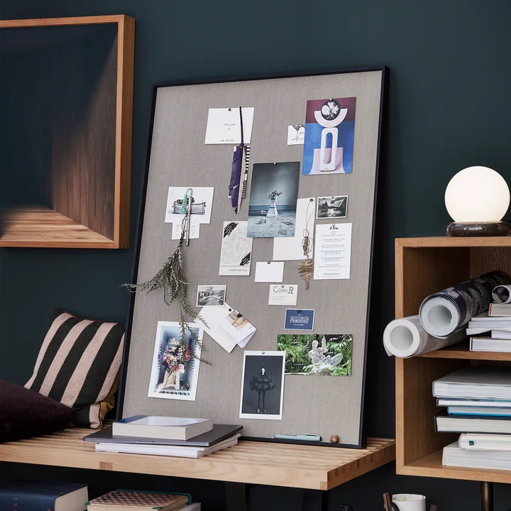 Scenery Pinnwand 75 x 100 cm von Ferm Living in schwarz / beige