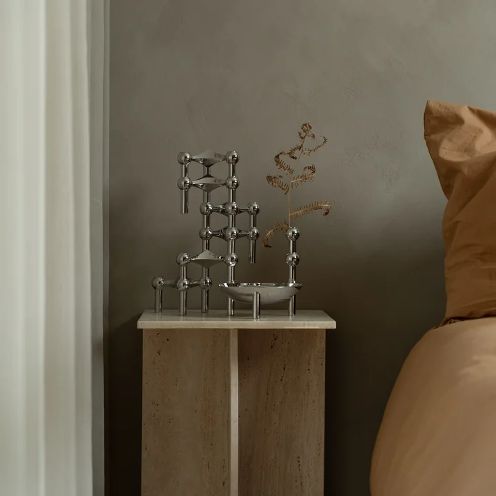 Kerzenhalter und Schale von Stoff Nagel