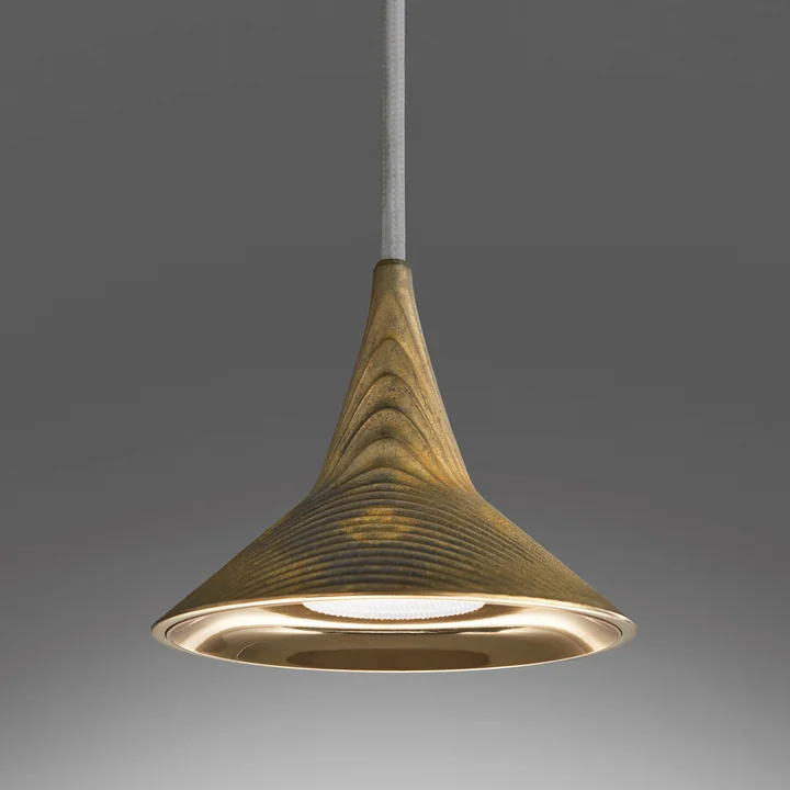 Unterlinden LED-Pendelleuchte vonArtemide in Messing