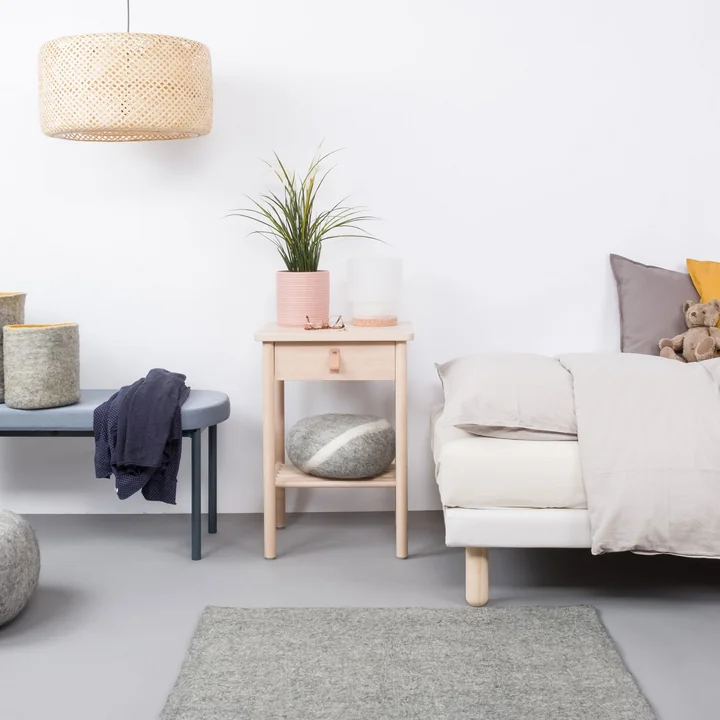 Carl Filzteppich, 70 x 100 cm von myfelt im Wohnambiente