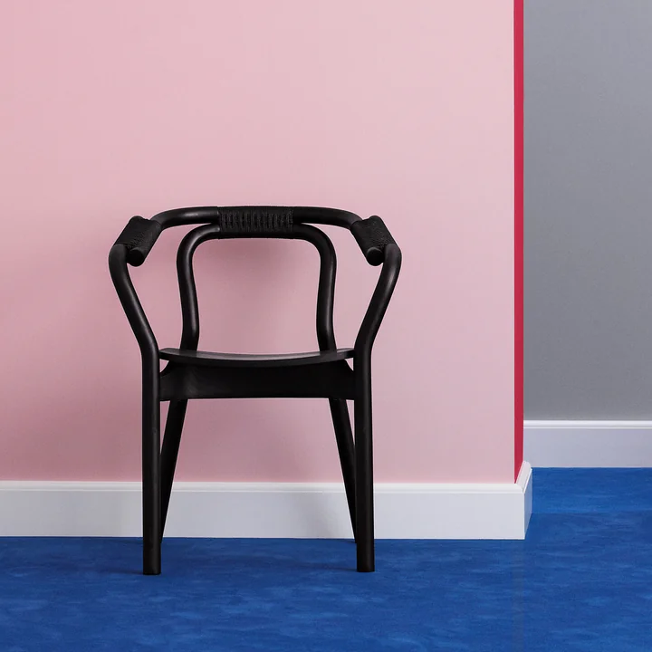 Knot Chair von Normann Copenhagen in schwarz / schwarz