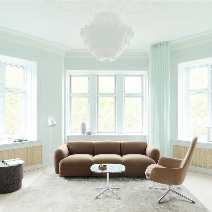 Phantom Pendelleuchte large Ø 81 x H 64 cm von Normann Copenhagen in weiß