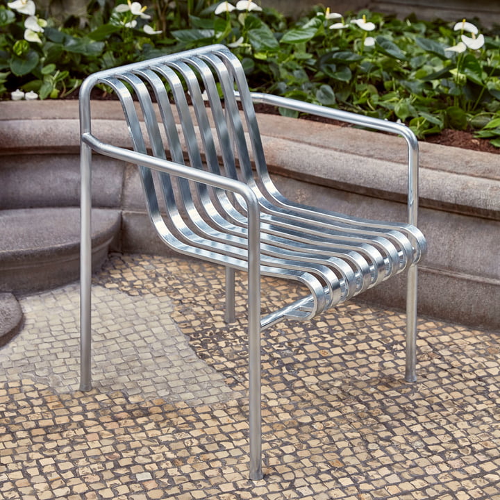 Palissade Dining Armchair von Hay hot galvanised