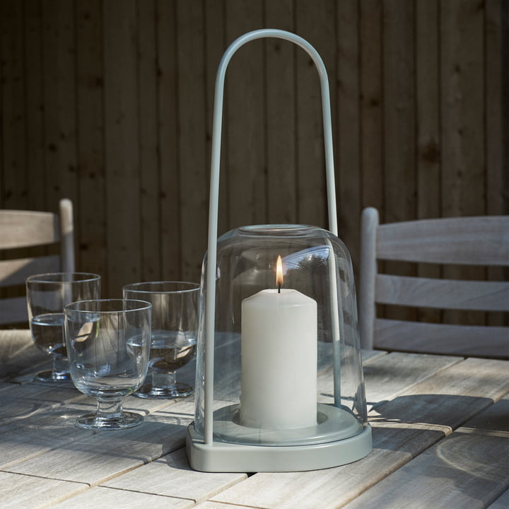 Bell Windlicht Ø 30 cm von Skagerak in hellgrau