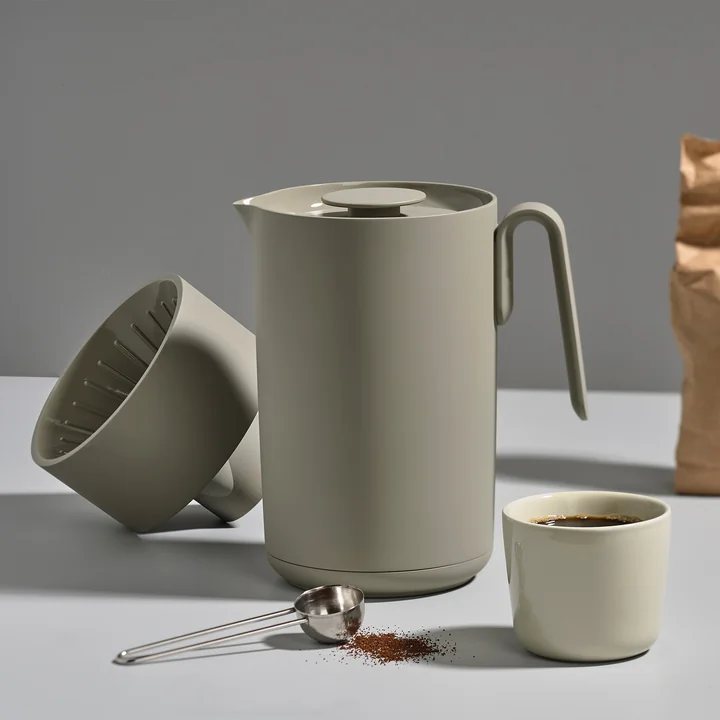 Singles Thermoskanne, Thermobecher und Filter von Zone Denmark
