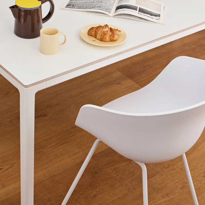 About A Chair AAC 26 von HAY in Stahl weiß / weiß