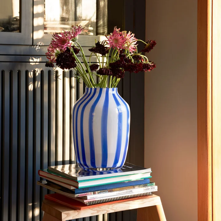 Juice Vase Ø 20 x H 28 cm von HAY in blau