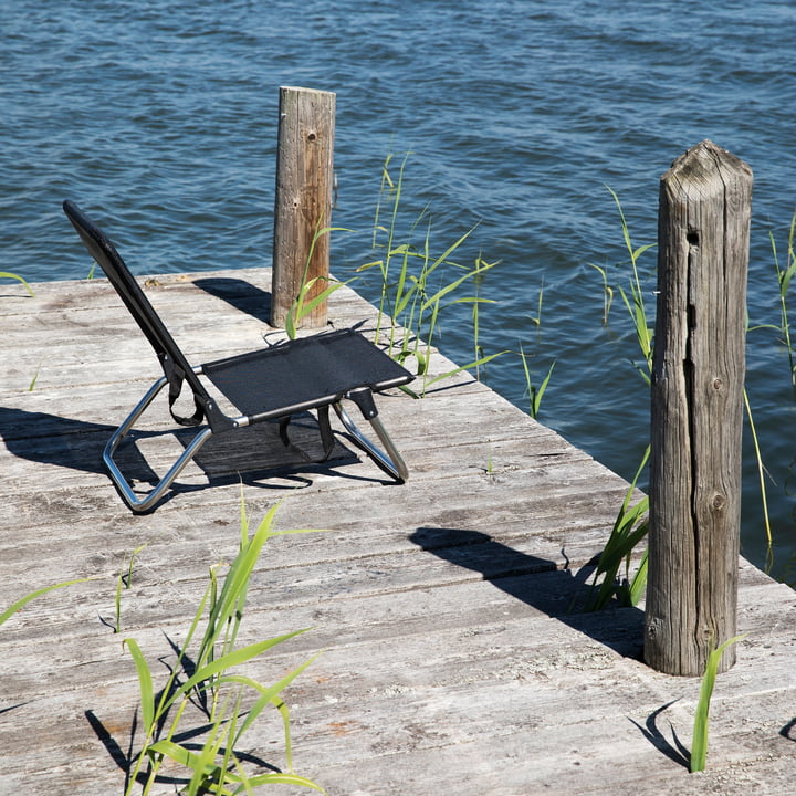 Quick Strandstuhl von Fiam in schwarz