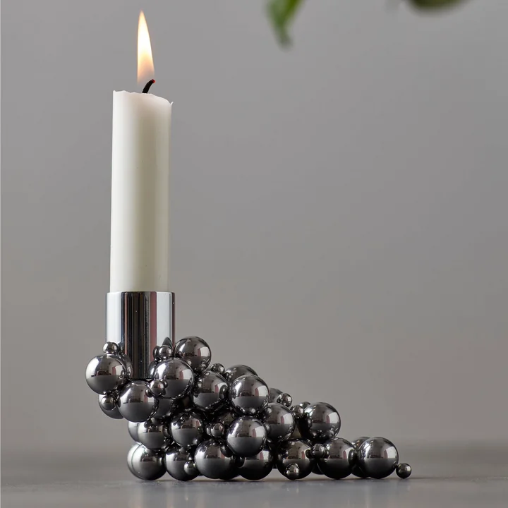 Molekyl Kerzenhalter 1 in Chrom von Gejst
