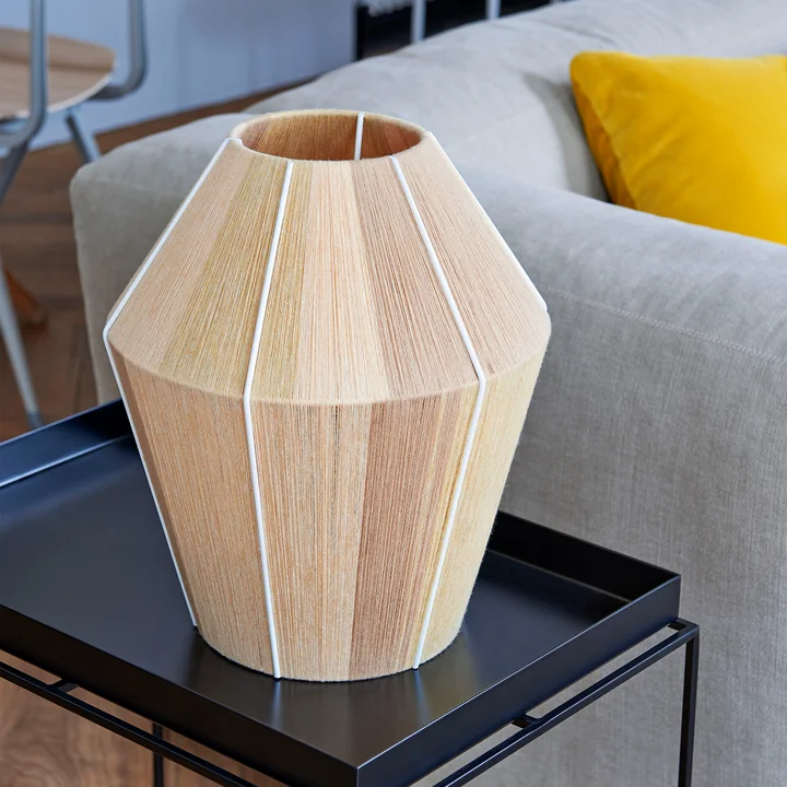 Bonbon Lampenschirm M, Ø 32 x H 38 cm, gelb melange von HAY