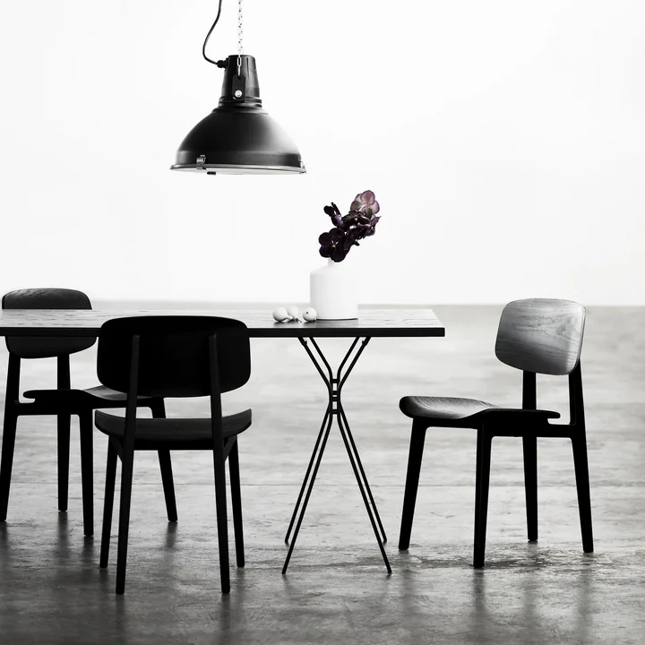 NY11 Dining Chair von Norr11 in schwarz