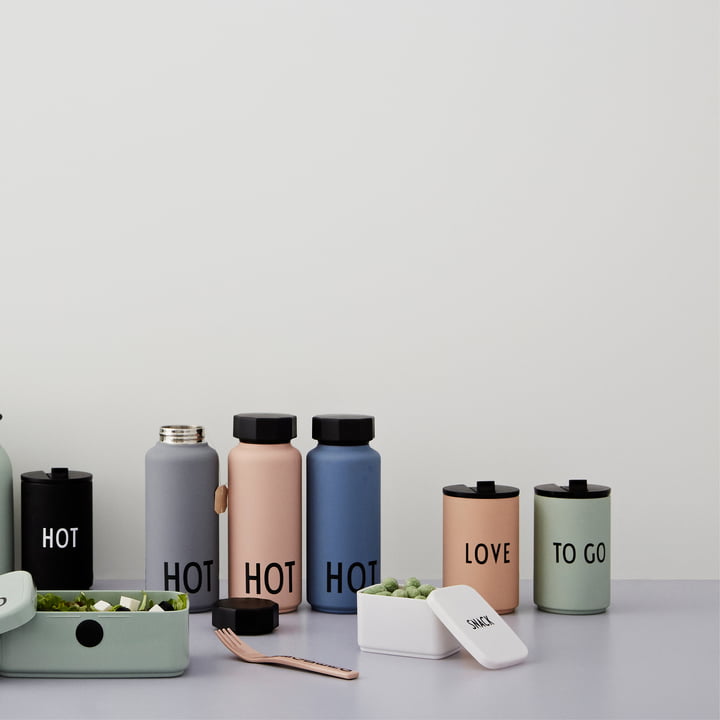 Thermo Cup und die AJ Thermosflasche Hot & Cold von Design Letters