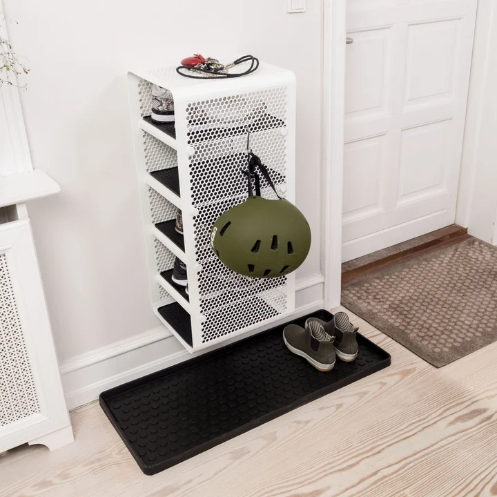 Wand-Schuhregal 77 x 35 cm von tica copenhagen in weiß