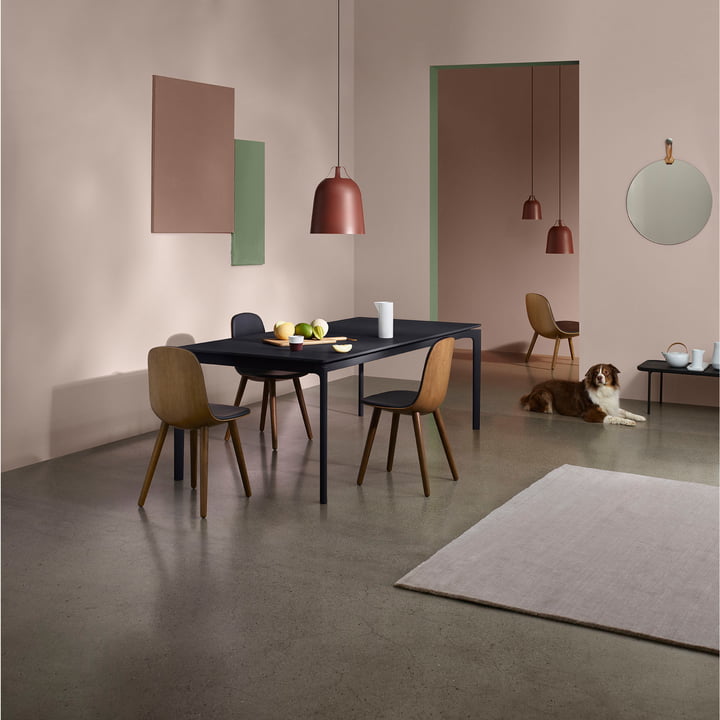 Clover Pendelleuchte, Rope Wandspiegel und Eva Solo Abalone Dining Chair von Eva Solo