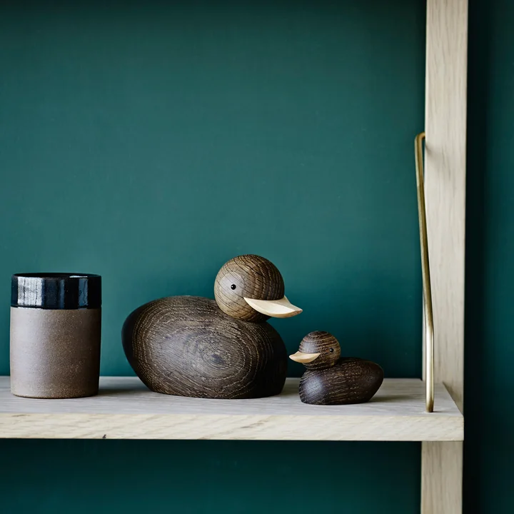 Skjøde Ente Holzfigur von Lucie Kaas 